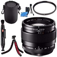 Fujifilm XF 23mm f/1.4 R Lens 16405575 + 62mm UV Filter + Lens Cleaning Kit + Lens Pouch + Lens Pen Cleaner + Flexible Tripod Bundle