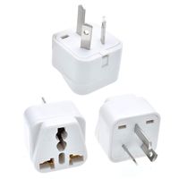 Vsanstar Australia, China, New Zealand Travel Plug Adapter (Type I) - 3 Pack [Grounded & Universal] for Cell Phones, Laptops, Camera Chargers.