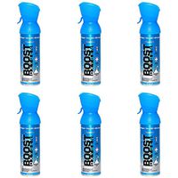 Boost Oxygen Supplemental Oxygen to Go | All-Natural Respiratory Support for Health, Wellness, Performance, Recovery and Altitude (5 Liter Canisters, Peppermint, 6-Pack)