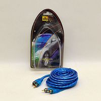 DB Link Boat RCA Audio Cable CL15Z | 15 Foot Blue Shielded (Single)