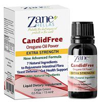 Zane Hellas Candidfree Liquid 100% Herbal Formula for Candida Support. Yeast Defense. Gut Health Support. Colon Health Support. Intestinal Flora Support. 0.5fl.oz - 15ml