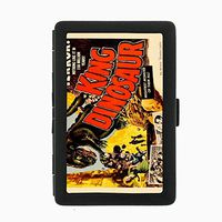 Perfection In Style Black Color Metal Cigarette Case D-183 King Dinosaur Terror Monster