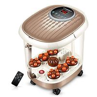 CJB18 Foot Magnetic Massager, Fully Automatic Massage Foot Bath, Motorized Shiatsu Massage Ball, Electric Foot Bath, Constant Temperature Home,Black