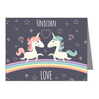 Note Card Unicorn Love