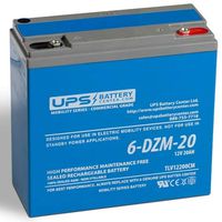 Replacement for 12V 20Ah Deep Cycle Sealed Lead Acid Battery for eBike/Scooter 6-DZM-20