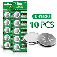 LiCB CR1620 3V Lithium Battery CR 1620 (10-Pack)