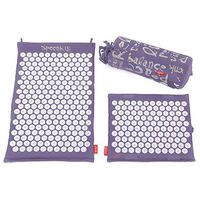 Spoonk Organic Hemp Combo 2 PC - 1 Regular + 1 Travel Size/Eco Foam -Made in USA (Violet)