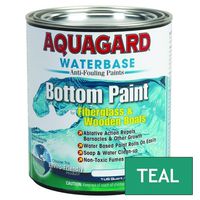 AQUAGARD Aquagard Waterbased Anti-Fouling Bottom Paint - 1Qt - Teal / 10005 /