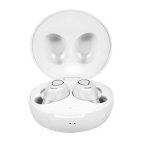 Aleola Bluetooth Wireless Earbuds, Noise Cancelling Compatible with TWS Mini Lightweight Earphones HiFi Stereo Ergonomic Design Headphones with Charging Case (White)
