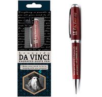 Leonardo Da Vinci Inspirational Quote Pen - Make Your Work to Be in Keeping with Your Purpose - Creative Gifts for Artists Engineers Architects Professors History Art Teachers