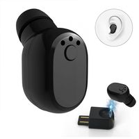 Mini Bluetooth Earbud V4.1 Wireless Invisible Headphone Earpiece with 6 Hour Playtime Car Headset with Mic and Magnetic USB Charger for iPhone and Android Phones