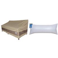 Duck Covers Elegant Patio Loveseat Cover, 62-Inch with Duck Dome Airbag, 60"L x 24"W
