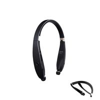 Bluetooth Headphones Wireless，Noise Cancelling Headphones with Microphone，Retractable and Foldable Neckband Headset for Cell Phone/Tablets/TV,Running Sleeping and Other Bluetooth Enabled Devices