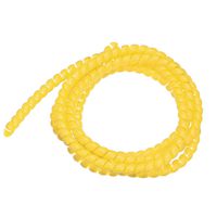 uxcell Flexible Spiral Tube Wrap Cable Management Sleeve 12mm X 14mm Computer Wire Manage Cord 2 Meters Length Yellow