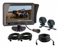 Voyager VOS7MDCL2B ToughCam 2-Camera Observation System, ToughCam 7" LCD Observation Monitor, 2 ToughCam CMOS Camera, VOSHD4MNT 4" LCD Monitor Mount, 2 CEC25 25' Cable and CEC75 75' Cable