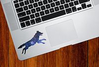 Yadda-Yadda Design Co. Cosmic Dog Leaping - Spirit Animal - Galaxy Guide - Trackpad | Tablet | iPad - Vinyl Decal Sticker Copyright 2015 (3.5" w x 1.75" h) (Cosmic)