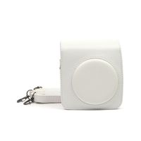CLOVER Vintage PU Leather For Fujifilm Instax Mini 70 Camera Case Bag With a Removable Bag Strap - White