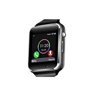 CP Tech - Smart Watch Touchscreen Bluetooth Smartwatch Sports Fitness Tracker Camera Pedometer SIM SD Card Slot Compatible Android iOS Phone for Men Women Kids (Black)