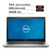 Dell 2019 Premium Inspiron 15 5000 15.6 Inch FHD Laptop (AMD Ryzen 7 2700U up to 3.8 GHz, 8GB DDR4 RAM, 256GB SSD, Radeon Vega 8, Bluetooth, WiFi, HDMI, Windows 10)