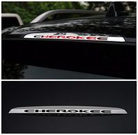 Nicebee High Position Brake Lights Cover Lamp Trim Stainless Steel For Jeep Cherokee 2014-2016