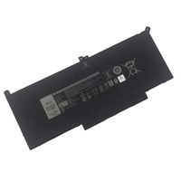 SUNNEAR Replacement Laptop Battery 7.6V 60W 4cells For Dell F3YGT Latitude 12 7000 7280 7480 Latitude E7280 E7290 E7380 E7390 E7480 E7490 Series DM3WC 0DM3WC 2X39G N006L7380-D2536FCN N015L7380-D2706FC