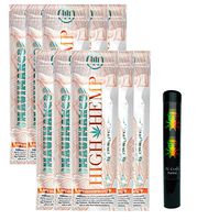 Herb Airtight Pocket Protector with Organic Maui Mango Hemp Wraps Vegan Non-GMO 10 Count DC Crafts Nation - Tiki Man