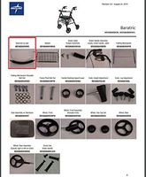 Medline Backrest w/pad for Medline MDS86800XW Rollator