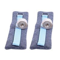 Exttlliy 1 Pair Thicken Medical Restraints Patient Hospital Bed Limb Holders Quick-Release Strap for Wrist or Ankle(Gray)
