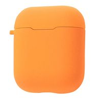 SimplylinSilicone Anti-Lost Protective Cover Skin Case for Apple AirPods1/2 Charging Case (Orange)