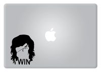 I Win The Walking Dead Carl Grimes Team Rick for MacBook Laptop car Coffee Cup Locker Vinyl Decal Sticker
