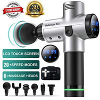 Massage Gun, Upgrade Percussion Massage Gun for Athletes -Ultra Quiet Powerful 20 Speeds Percussion Massager, Handheld Deep Tissue Massager for Muscle Recovery and Soreness Stiffness Pain Relief