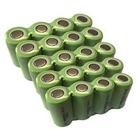 Rechargeable 2/3a Battery 1.2v ni-mh Battery 1300mAh Count :Pcs (20)