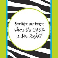 Cocktail Size Paper Napkin,Star Light Star Bright