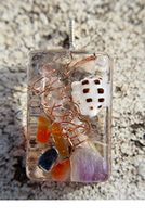 Hawaiian Orgonite (Orgone Energy Pendant-for Addiction)-Large Square