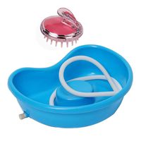 Ang Yishao Portable Hair Washing Shampoo Basin, Disabled Shampoo Sink, Comfortable and Convenient in-Bed for Disabled, Elder People, Pregnancy, Post-Surgical Patient