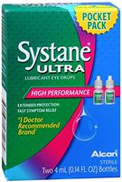 Systane Ultra Lubricant Eye Drops Pocket Pack 8 mL (Pack of 3)