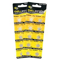 2pc 10pk Exell EB-SR921 Silver Oxide 1.5V Watch Battery Replaces 371/370