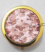 BlackKey Military Camo Camouflage Pattern 3-Compartment Decorative Pocket Gift Box Case Organizer for Pill, Color 2 -1341