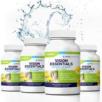 Marine Essentials Lutein and Zeaxanthin Supplements - “Vision Essentials” Pure Lutein Eye Supplement + Anti Oxidant Supplement Eye Vitamins (120 Capsules)