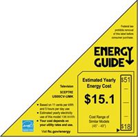 Sceptre 49" 4K LED TV U500CV-UMK UHD