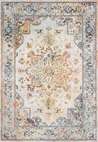 Loloi CLARCLA-06MIML25A6 Clara Area Rug, 2'-5" x 10'-6", Mist/Multi