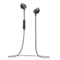 POWERADD Bluetooth Headphones Magnetic Wireless Earbuds for Sports Workout in-Ear Bluetooth Earphones with Built-in Mic (Hands-free Calls, Secure Fit) - Black