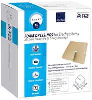 Abena Foam Dressing 3.2 X 3.2 Inch Fenestrated Square Without Border Sterile Box of 10