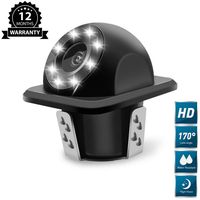 Carthree Backup Camera IP68 Waterproof Night Vision 170 Degree Car Rear View Universal Parking Assistance Auto Reverse Cameras for Cars Pickup Trucks SUVs RVs Vans