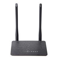 MEIYIN 300M 2in1 Dual Antenna Wireless Router WiFi Repeater 5dBi 300Mbps Extended Range