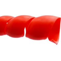 WINGOFFLY 6.5Ft 25mm Cable Management PP Hose Protector Sleeve Spiral Wire Wrap Tube Cable Organizer, Red