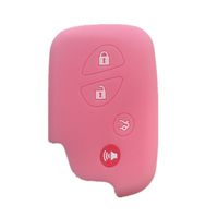 Pink Key Fob Case Cover Jacket Keyless Remote Smart Key Fob Skin Clicker Case Skin Cover for Lexus GS430 GS300 IS350 IS250