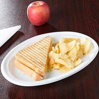 Dart 11PRWF 11 in White Plastic Platter (Case of 500)