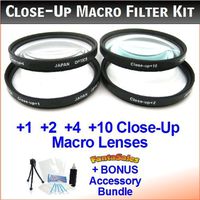 43mm Digital High-Resolution Close-Up Macro Filter Set (+1, +2, +4, and +10 Diopters) with Carry Case for Select Canon Digital SLR Cameras. UltraPro Deluxe Accessory Set Included