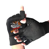 Unisex Brraaap Dirt Bike Motocross Fingerless Gloves for Arthritis & Carpal Tunnel Pain Relief